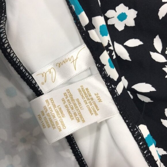 Anne Cole Printed Twist-Front Tankini Swim Top - Picture 7 of 7